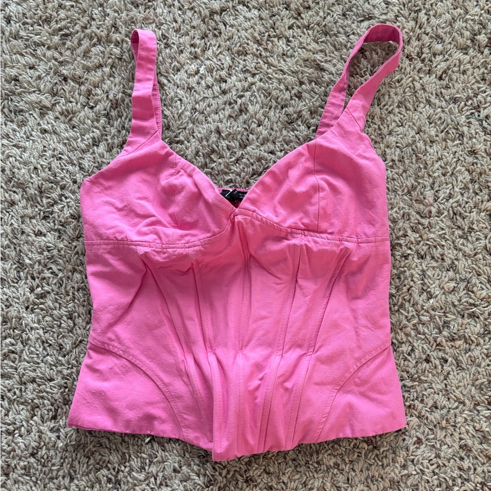 Pink Crop Top